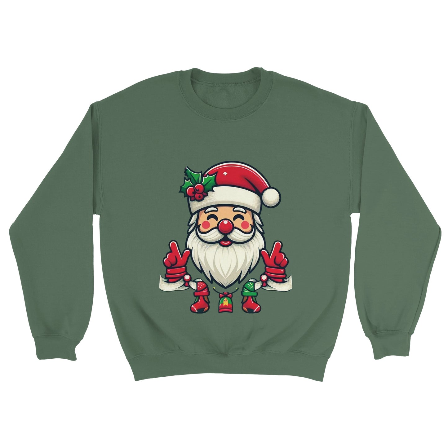 Red Nose Santa Sweatshirt