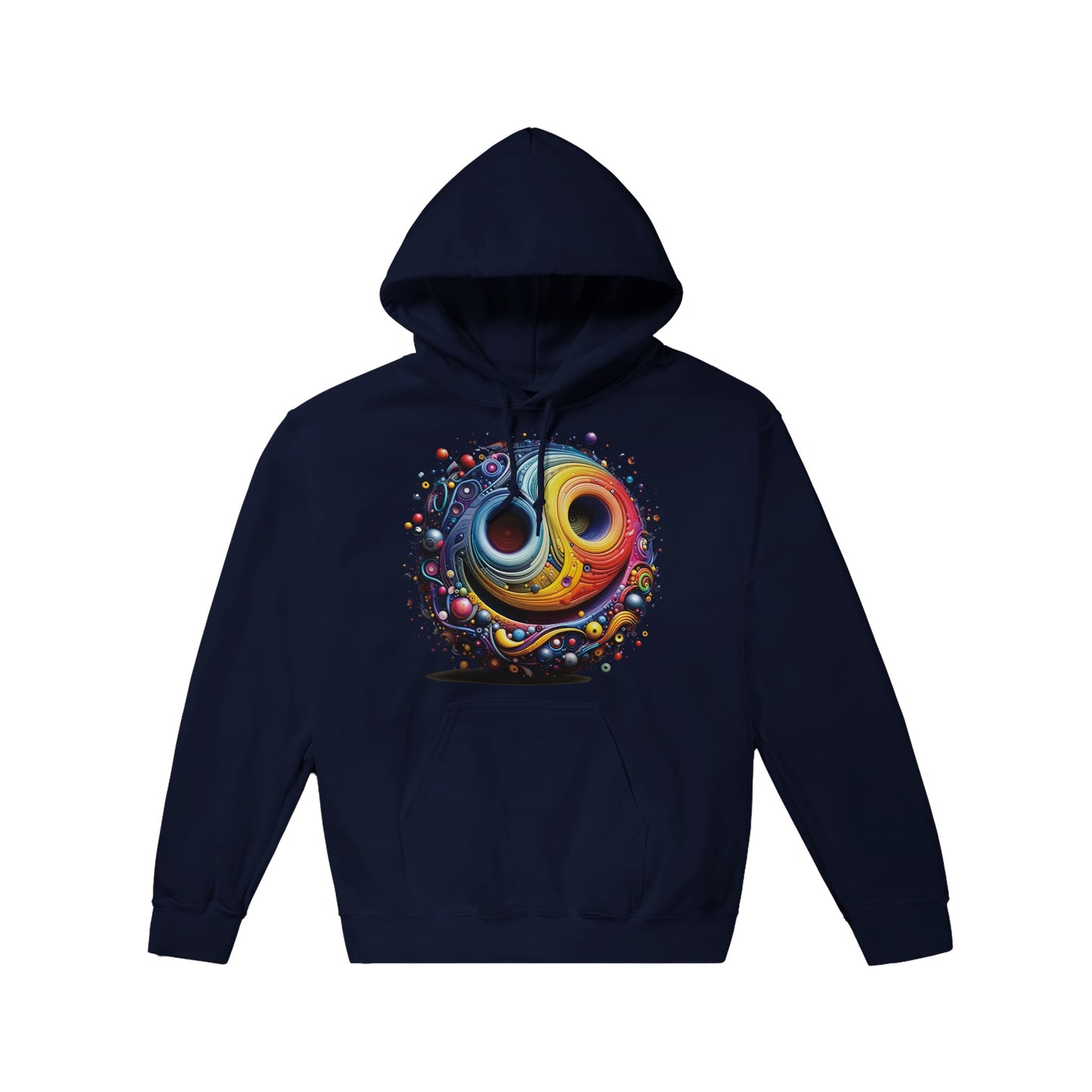 Rainbow Smiley Pullover Hoodie