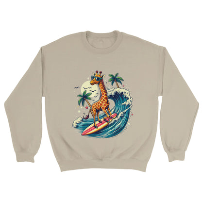 Surfing Giraffe Sweatshirt