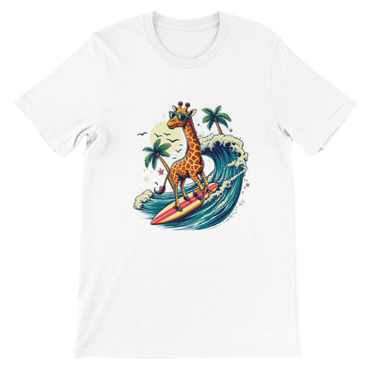 Surfing Giraffe Unisex T-shirt