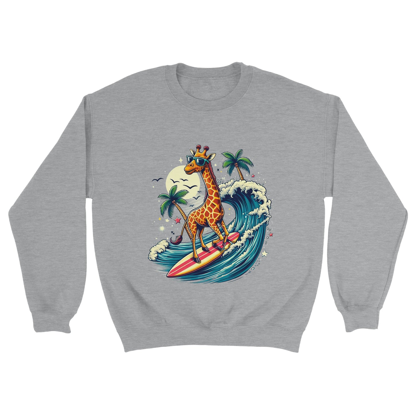 Surfing Giraffe Sweatshirt